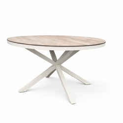 Sen-s Line Luccio Table Ø120cm, woodcolor top