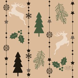 Duni Servetten Natural Yuletid