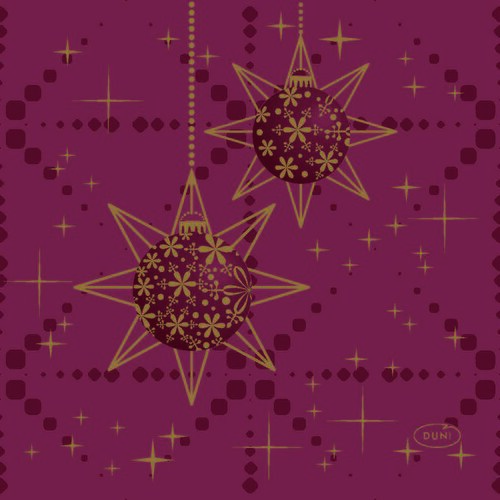 Duni Servetten Gilded Bauble