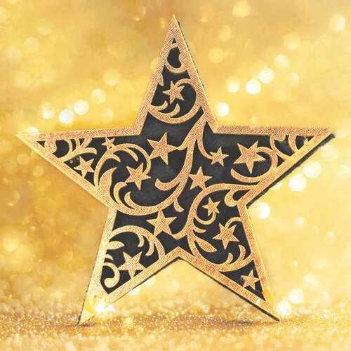 Duni Servetten Glimmering Star