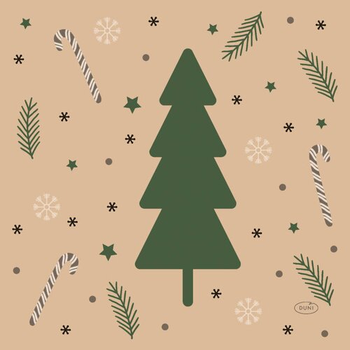 Duni Servetten Natural Yuletid