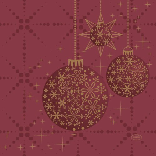 Duni Servetten Gilded Bauble