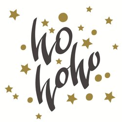 Duni Servetten Ho-Ho stars