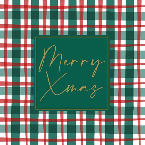 Duni Servetten Xmas Check