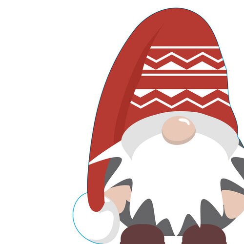 Duni Silhouettes Servetten - Swedish Gnome