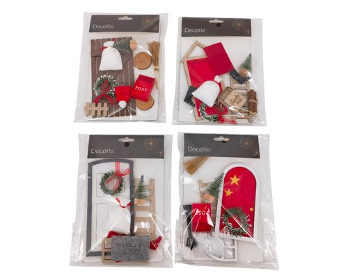 Set triplex l15b6h24cm grn/rd a4 - afbeelding 1