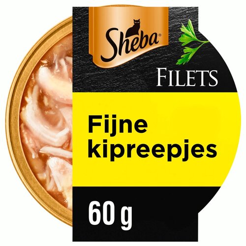 Sheba Filets stukjes kipfilet in saus 60g
