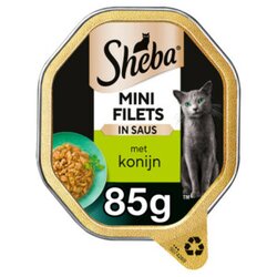 Sheba Selection alu saus konijn&wild 85g