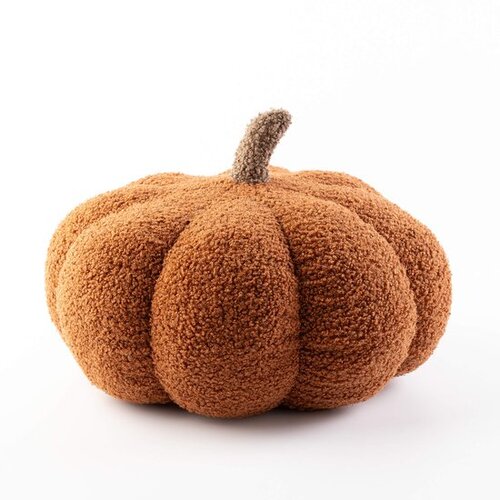 Sierkussen pumpkin 30cm rustic brwn