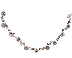 Decoris Slinger dennenappel snow berries