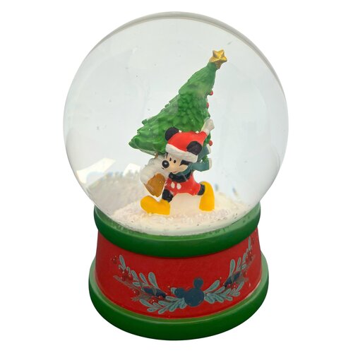 Sneeuwbol glas mickey boom 10cm