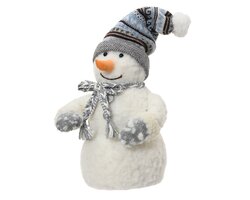 Sneeuwpop polyester l33b32h57cm wit
