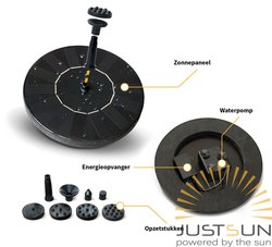 Solar fontein drijvend d16cm - afbeelding 4