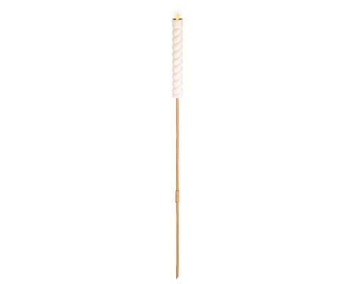 Lumineo Solar Solar kaars plastic fire flame effect
