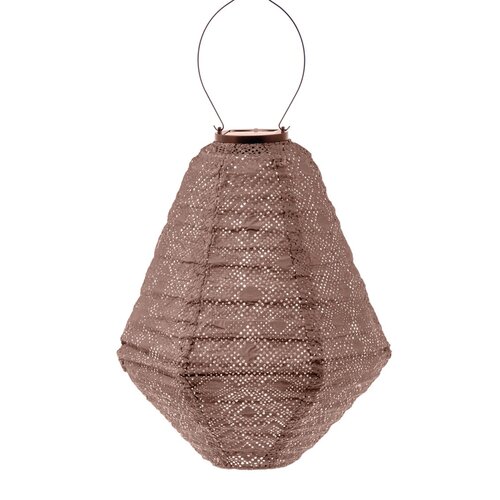 Solarlampion ca d30h38cm mosaic brn