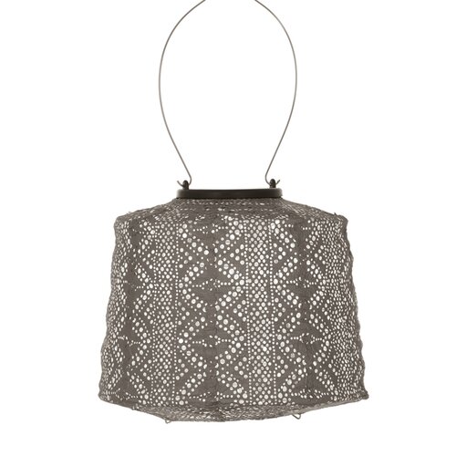 Solarlampion ls d20cm lace taupe