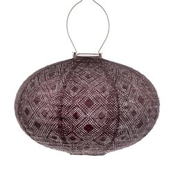Solarlampion oval d40cm mosaic plum