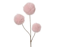Spray kunstbont l12b12h70cm roze - afbeelding 1