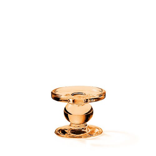 Standing candle holder small light brown