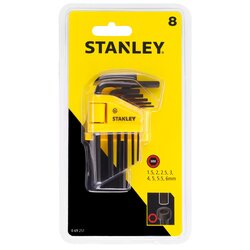 STANLEY Stiftsleutelset 1 5mm-6mm 8dlg - afbeelding 2