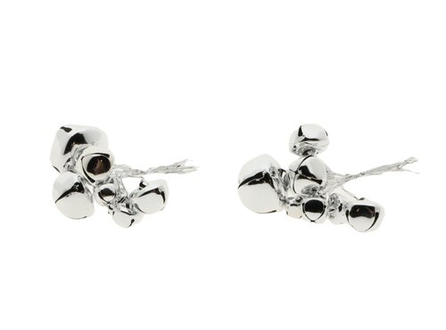 Steker bel zilver 18st