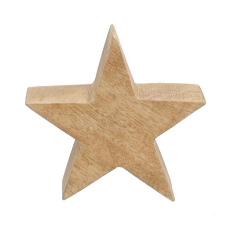 Ster mango l14b4h14cm naturel
