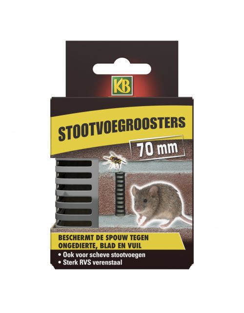 Stootvoegrooster 70mm 10st - afbeelding 1