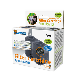 Superfish Aquaflow 100 Crystal Clear Cartridge 2Stuks