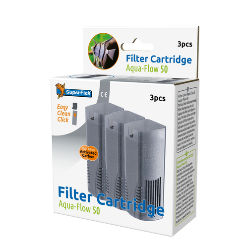 Superfish Aquaflow 50 Easy Click Cartridge 3 Stuks