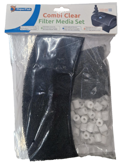 SUperfish Combi clear filter media set