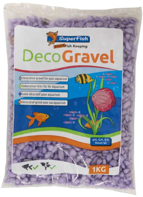 Superfish Deco gravel glamour lila 1kg