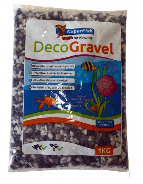 Superfish Deco Grind Mix Wit-Zwart-Grijs 1Kg