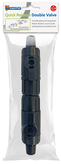 Superfish Dubbelkraan snelkoppeling 12-16