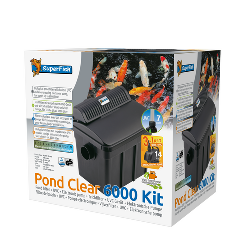 Superfish Pondcl.kit 6000 -uvc 7w- pomp 2000l