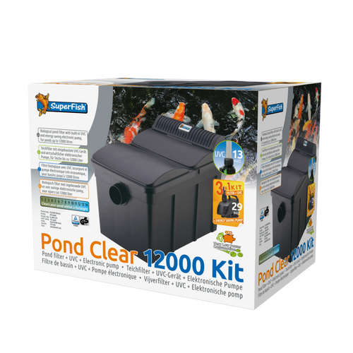 Superfish Pondcl.kit12000 -uvc13w- pomp 5000l