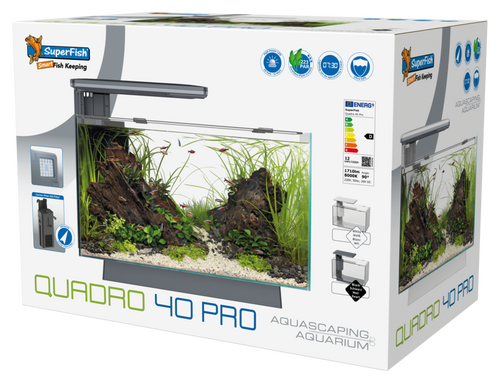Superfish quadro 40 pro zwart