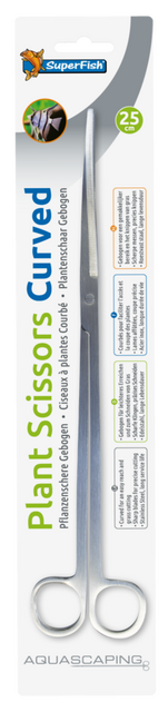 Superfish rvs plantenschaar 25cm gebogen