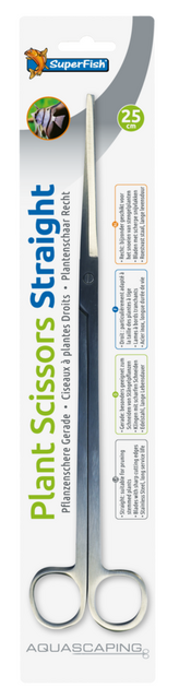 Superfish rvs plantenschaar 25cm recht