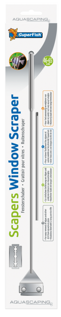 Superfish rvs raamschraper 60cm