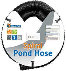 Superfish Spiraalslang zwart d25mm l10m