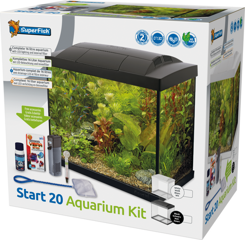 SUperfish Start 20 goldfish kit wit
