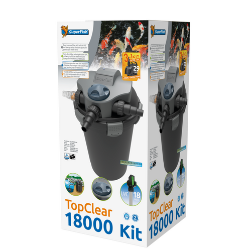 SUperfish Topcl.kit 18000 uvc-11w- pomp 5000l