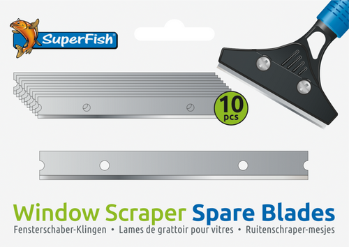 Superfish window scraper spare blades 10st
