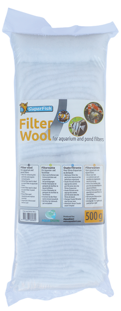 Superfish Witte Filterwatten 500 Gram