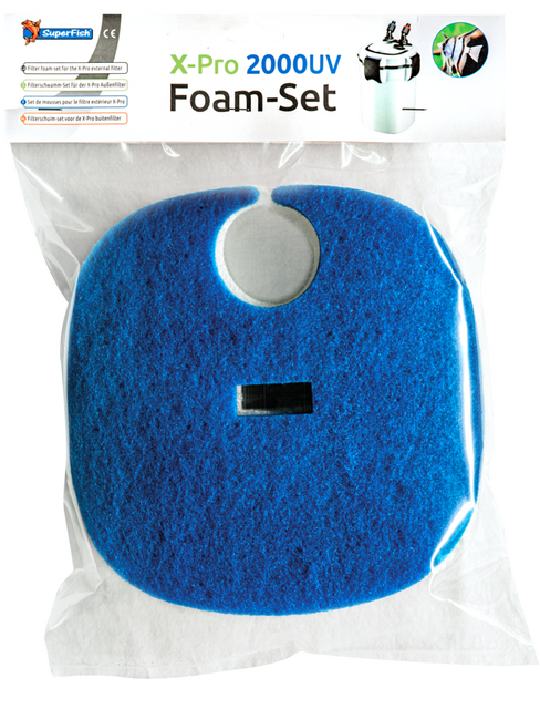 Superfish X pro 2000 uv schuim set 3st