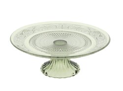 Taartplateau julia d25.5h9.5cm grn