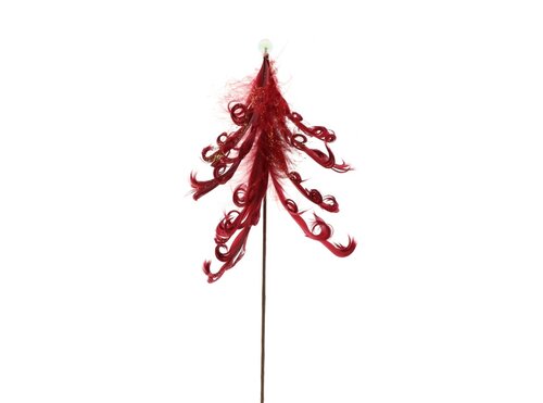 Tak boom veer l12b5h40cm rood