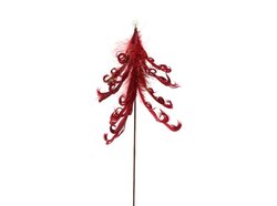 Tak boom veer l12b5h40cm rood