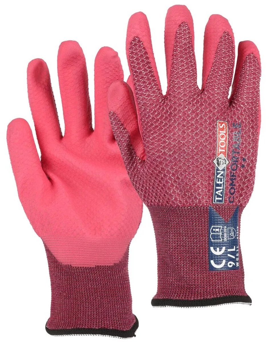 Talen Tools Handschoenen comfort s roze - AVRI Bloem- en Tuincentrum