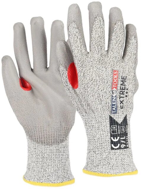 TalenTools Handschoenen snijvast m grijs